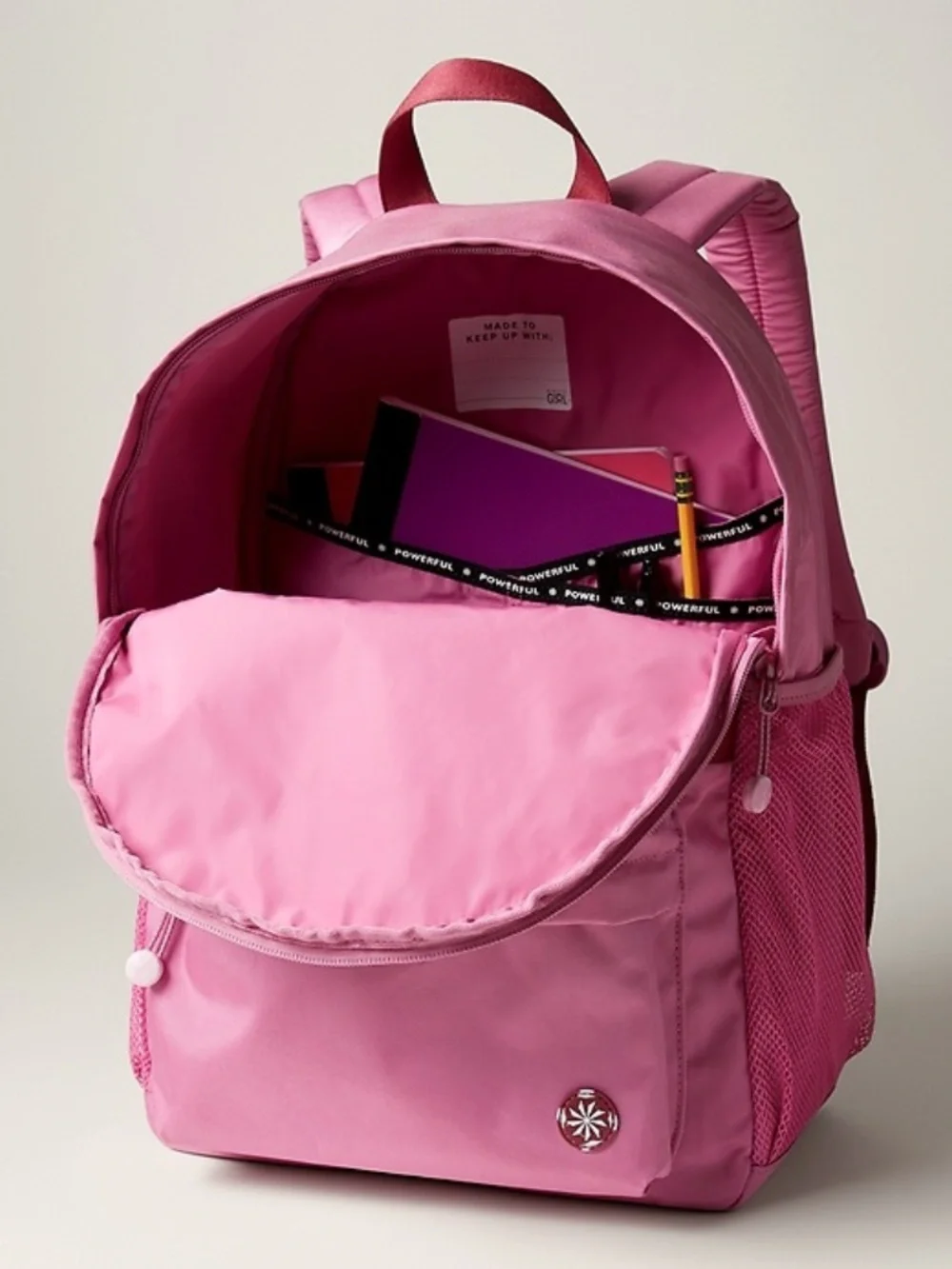 Athleta Girl $65 Limitless Backpack Color Maritima Pink